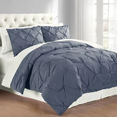 Cathay Home Inc. Premium Collection Pintuck Comforter Sets