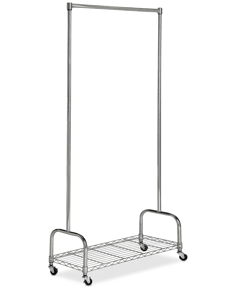 Christian Chrome Wire Single Rod Clothes Rack