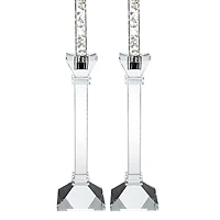 Charleston Square 10 Inch Candle Holders - Set of 2