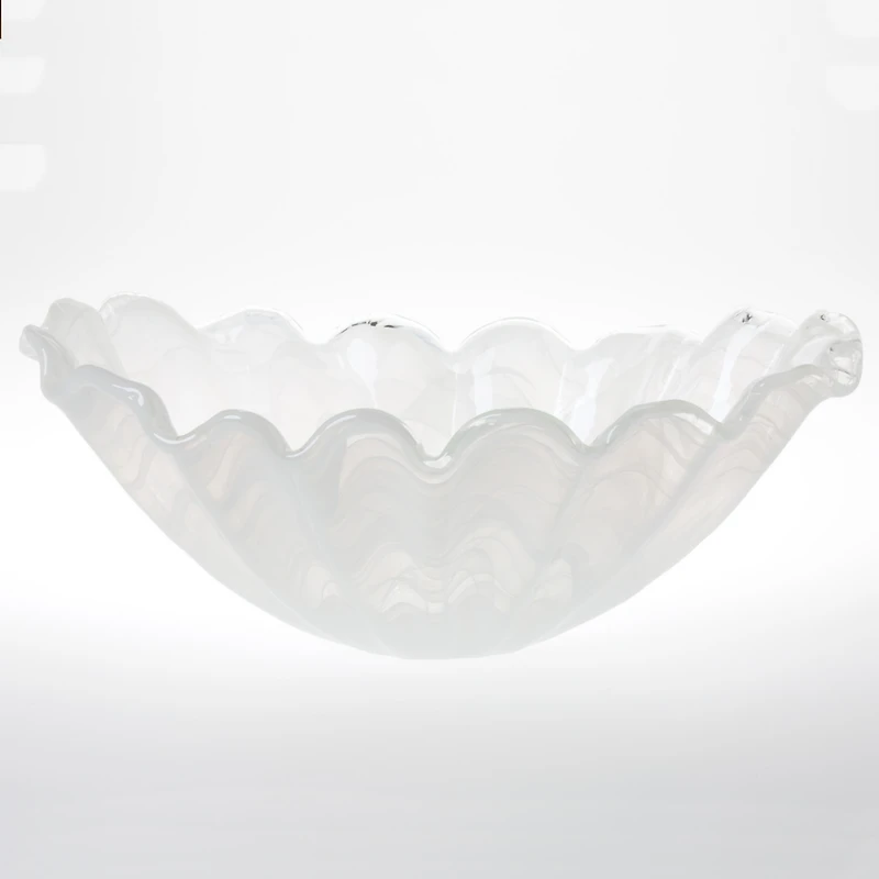 Vietri Onda Glass Centerpiece