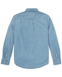 Polo Ralph Lauren Big Boys Cotton Chambray Sport Shirt