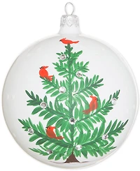 Vietri Lastra Holiday Tree Glass Ornament