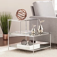 Knox Glam Mirrored Accent Table