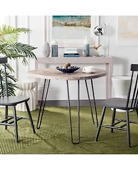Mindy Wood Top Dining Table