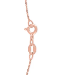 Diamond Intertwining Hearts 18" Pendant Necklace (1/10 ct. t.w.) in 14k Rose Gold-Plate
