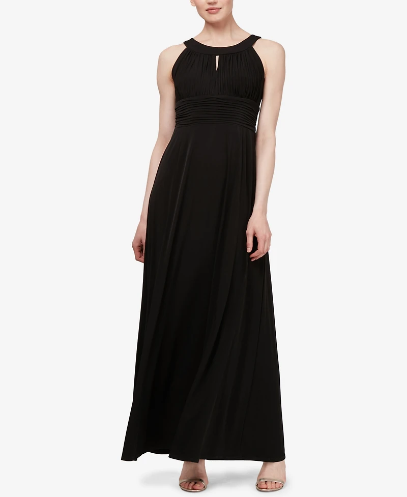 Sl Fashions Pleated Maxi Dress