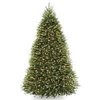 National Tree Company 9' Dunhill Fir Hinged Tree with Clear Lights