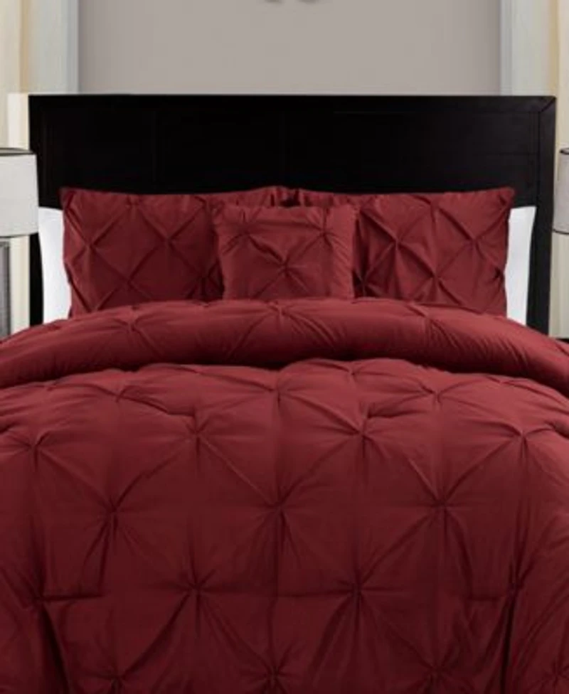 Vcny Home Carmen Pintuck Comforter Set