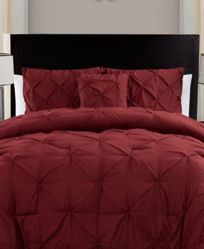Vcny Home Carmen Pintuck Comforter Set