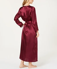 Flora by Flora Nikrooz Stella Satin Venise Trim Robe