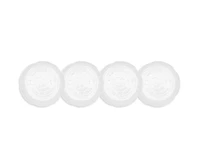 Q Squared Pearl Melamine 4-Pc. Appetizer Plate Set