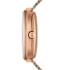 Mido Men's Swiss Automatic Commander Classic Rose Gold-Tone Pvd Stainless Steel Bracelet Watch 37mm - A Special Edition