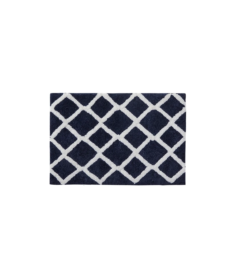 Madison Park Bittman Tufted Reversible Microfiber Bath Rug, 21" x 34"