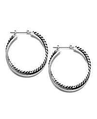 Lauren Ralph Lauren Twisted Hoop Earrings
