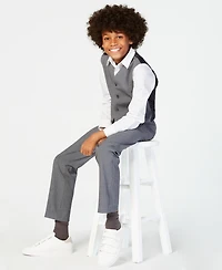 Calvin Klein Big Boys Slim Fit Stretch Suit Vest