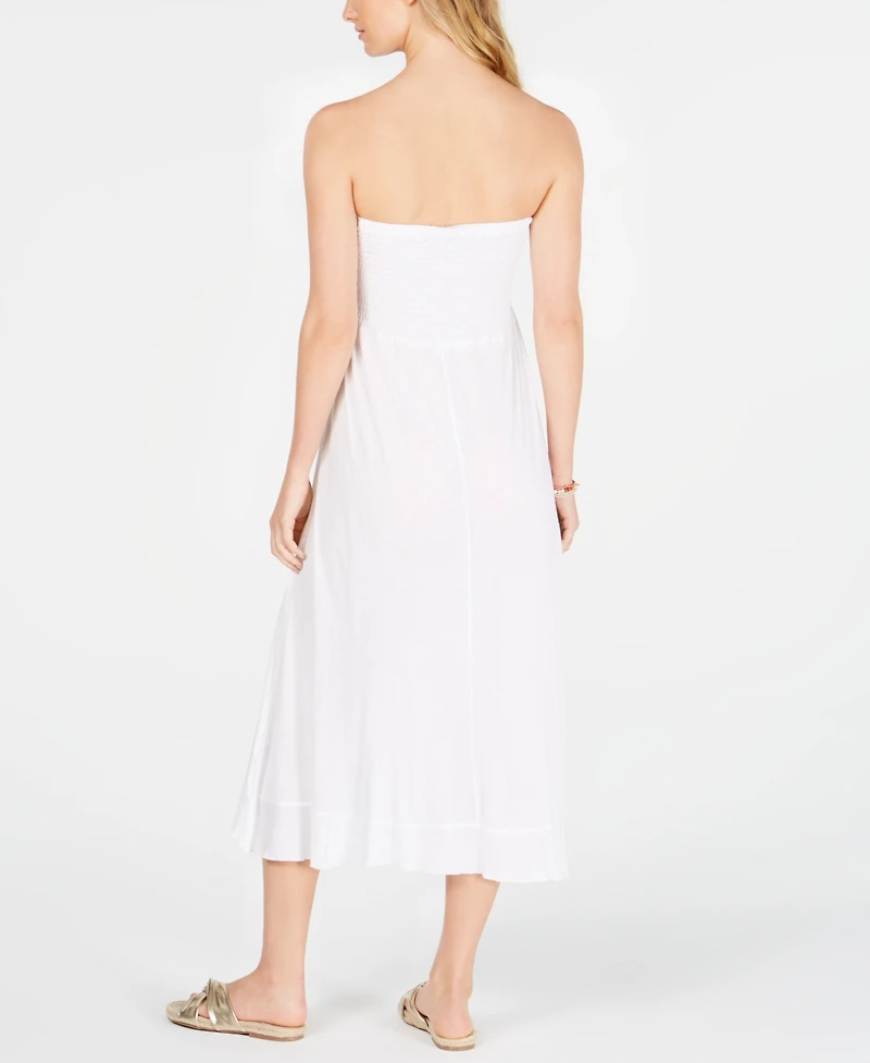 Raviya Strapless High-Low Dress Cover-Up