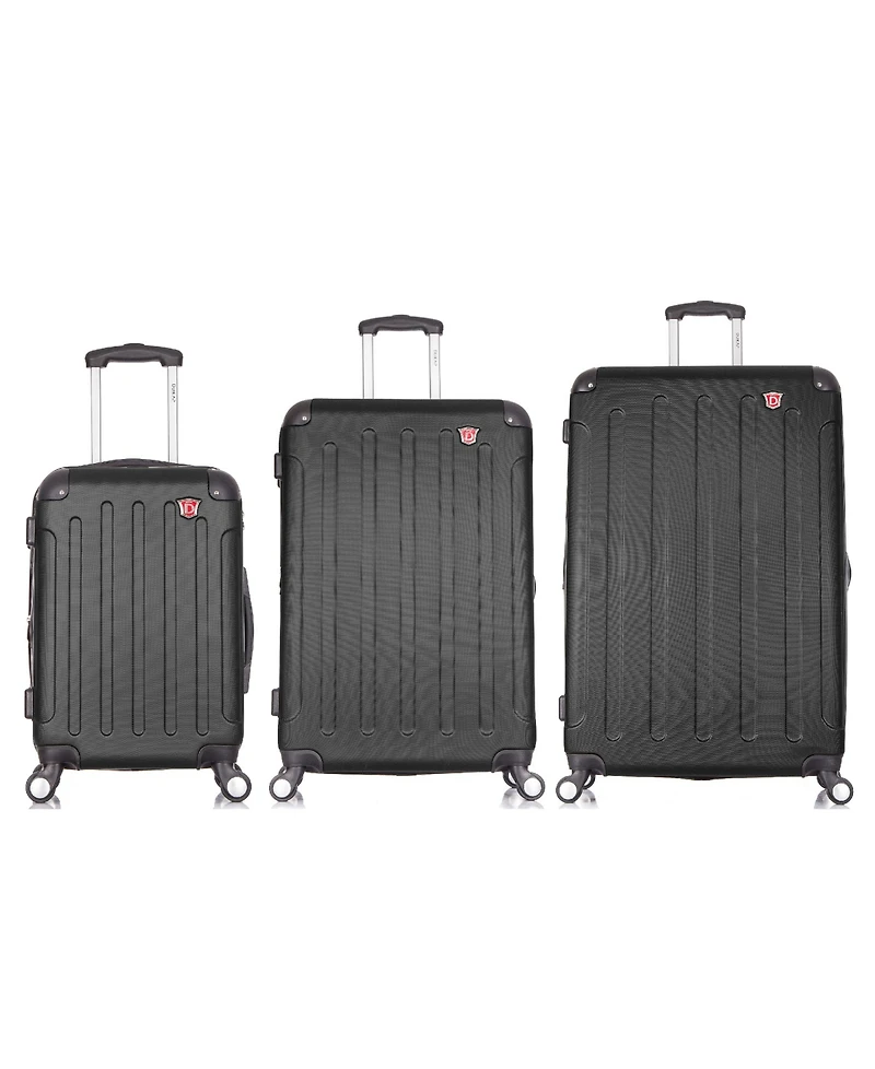 Dukap Intely 3-Pc. Hardside Tech Luggage Set
