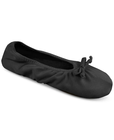 Muk Luks Women's Stretch Satin Ballerina Slippers