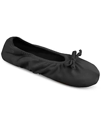 Muk Luks Women's Stretch Satin Ballerina Slippers