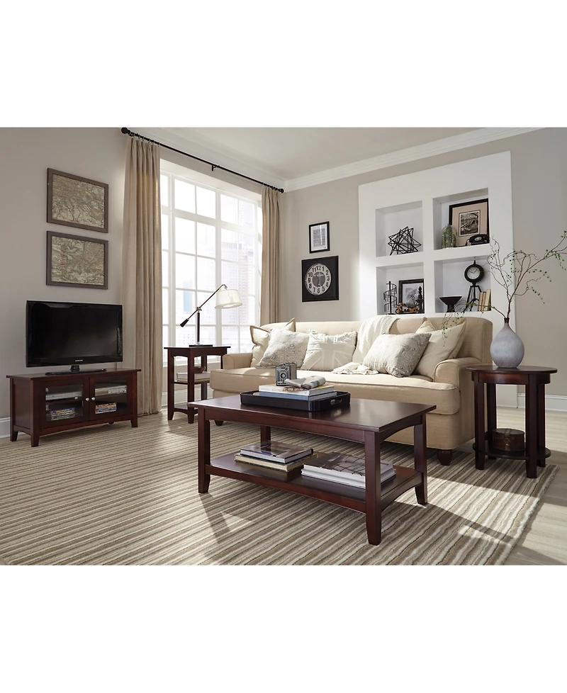 Shaker Cottage Round Accent Table