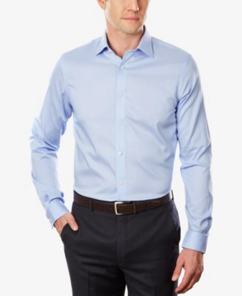 Michael Kors Mens Comfort Stretch Dress Shirt Regular Slim Fit