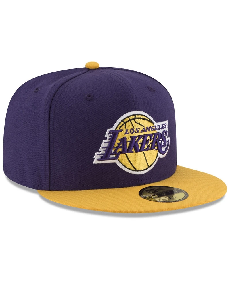 New Era Los Angeles Lakers Basic 2 Tone 59FIFTY Fitted Cap
