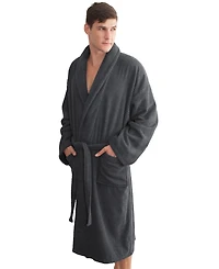 Linum Home Unisex Herringbone Weave Bath Robe