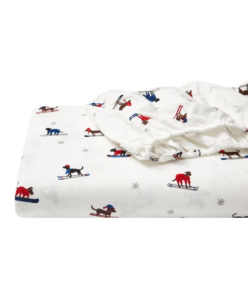 Eddie Bauer Printed Cotton Flannel 3-Pc. Sheet Set, Twin