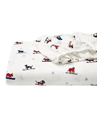 Eddie Bauer Printed Cotton Flannel 3-Pc. Sheet Set, Twin