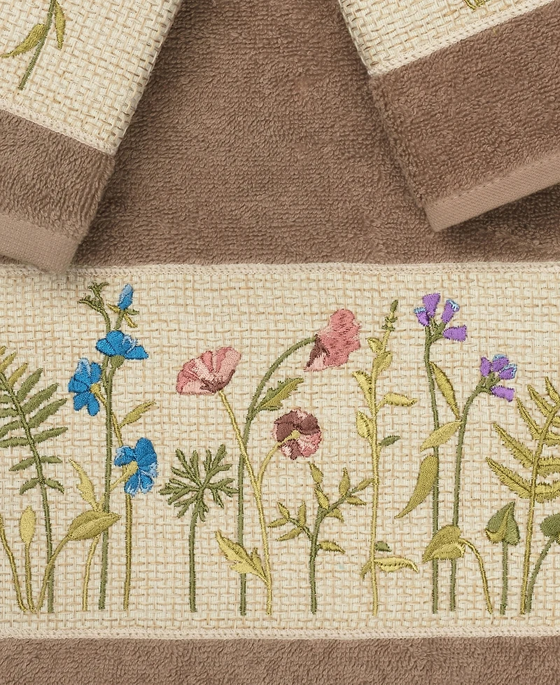 Linum Home Serenity 3-Pc. Embellished Towel Set