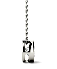 Moissanite Bezel Solitaire Pendant (1 ct. t.w. Diamond Equivalent) 14k White or Yellow Gold