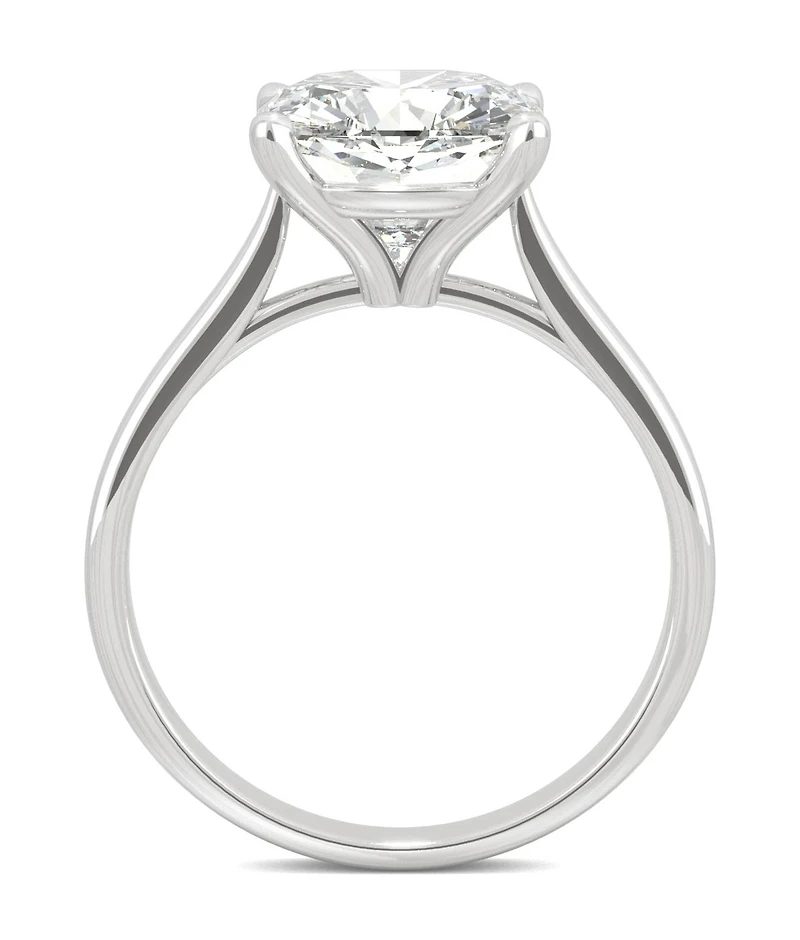 Moissanite Cushion Solitaire Ring (3-1/3 ct. tw.) 14k White, Yellow or Rose Gold