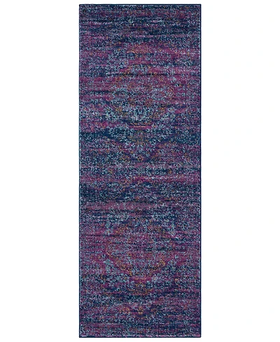 Livabliss Harput Hap-1003 Purple 2'7" x 7'3" Area Rug