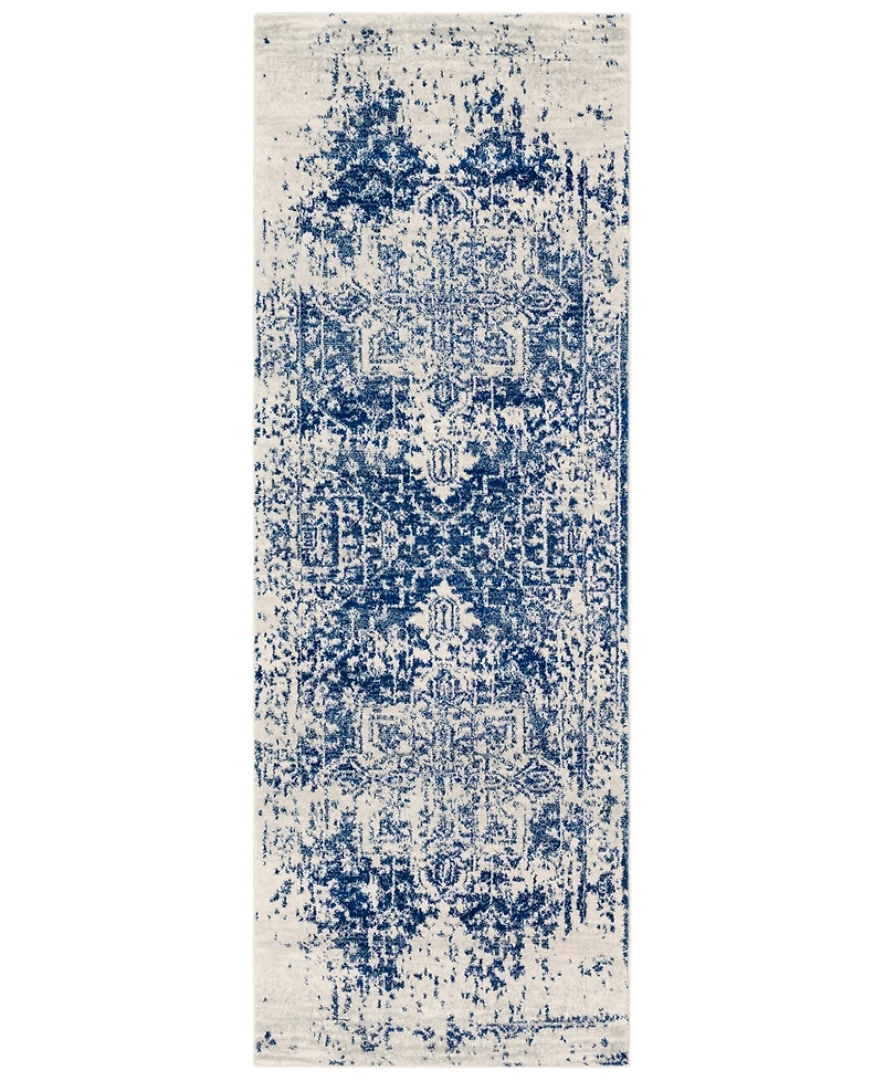 Livabliss Harput Hap-1021 Dark Blue 2'7" x 10'3" Area Rug
