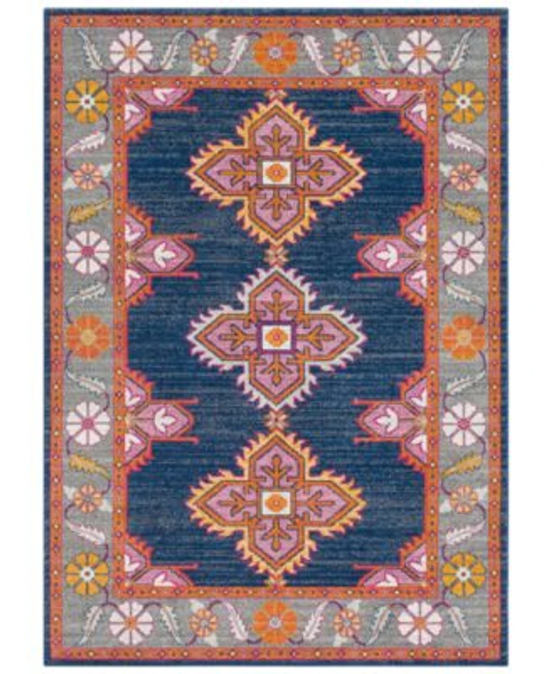Livabliss Harput Hap 1037 Dark Blue Area Rug Collection