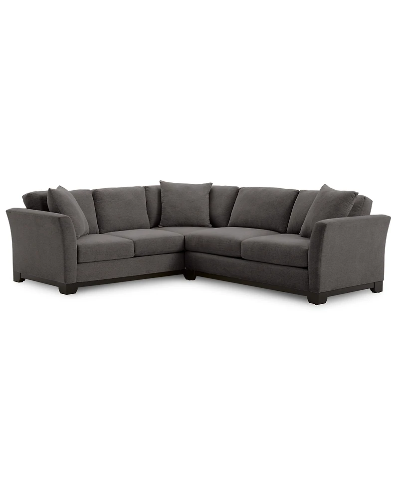 Elliot Ii 108" Fabric 2-Pc. Sleeper Sofa Sectional, Created for Macy's