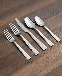 Cambridge Silversmiths Blossom Sand 20-Piece Flatware Set, Service for 4