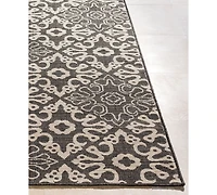 Livabliss Alfresco Alf-9637 Black 7'6" x 10'9" Area Rug, Indoor/Outdoor