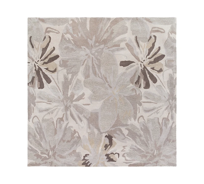 Livabliss Athena Ath-5135 Taupe 4' Square Area Rug