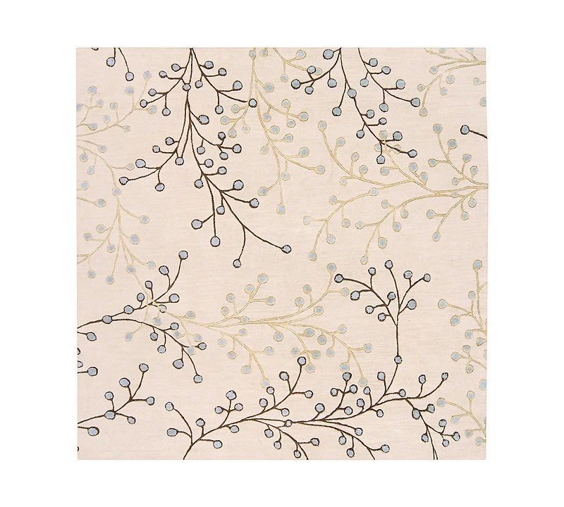 Livabliss Athena Ath-5008 Taupe 4' Square Area Rug