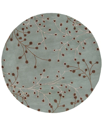 Livabliss Athena Ath-5058 Sage 4' Round Area Rug