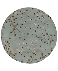 Livabliss Athena Ath-5058 Sage 4' Round Area Rug