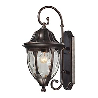 1 light outdoor wall mount in Regal Bronze