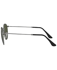 Ray-Ban Unisex Round Metal Sunglasses, RB3447