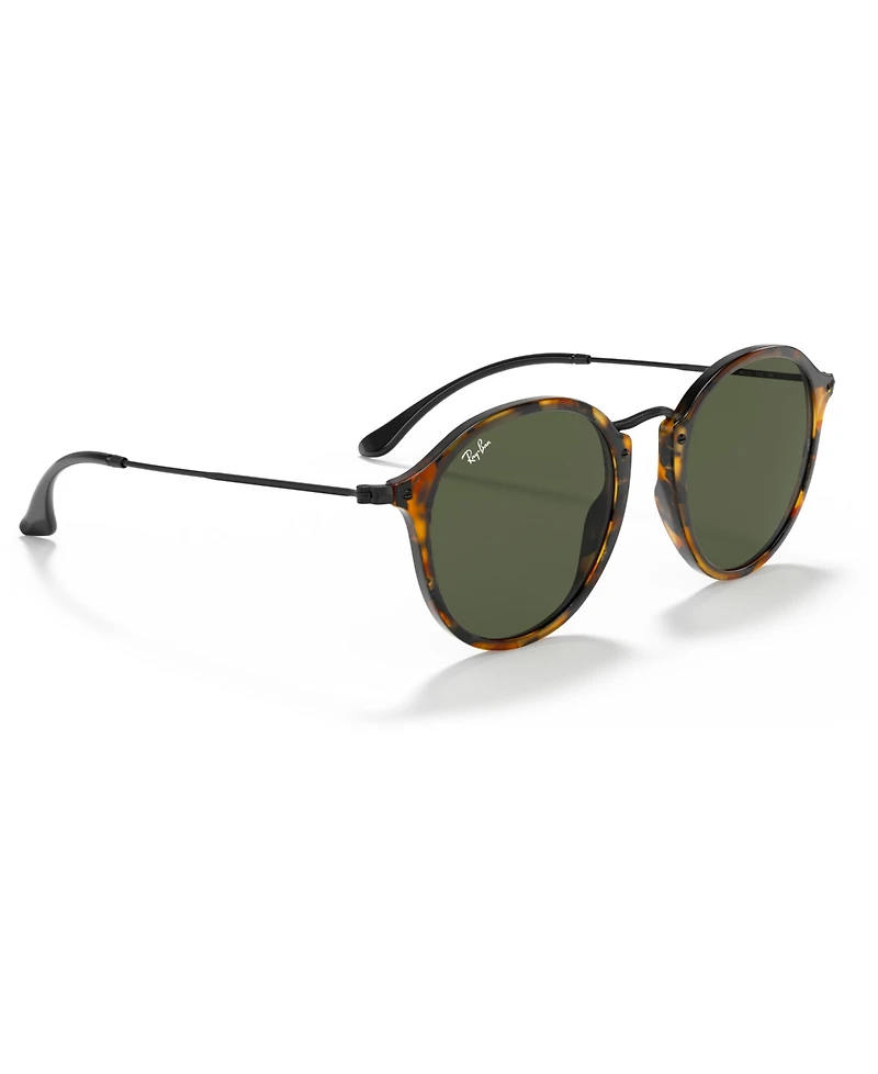 Ray-Ban Sunglasses, RB2447 Round Fleck