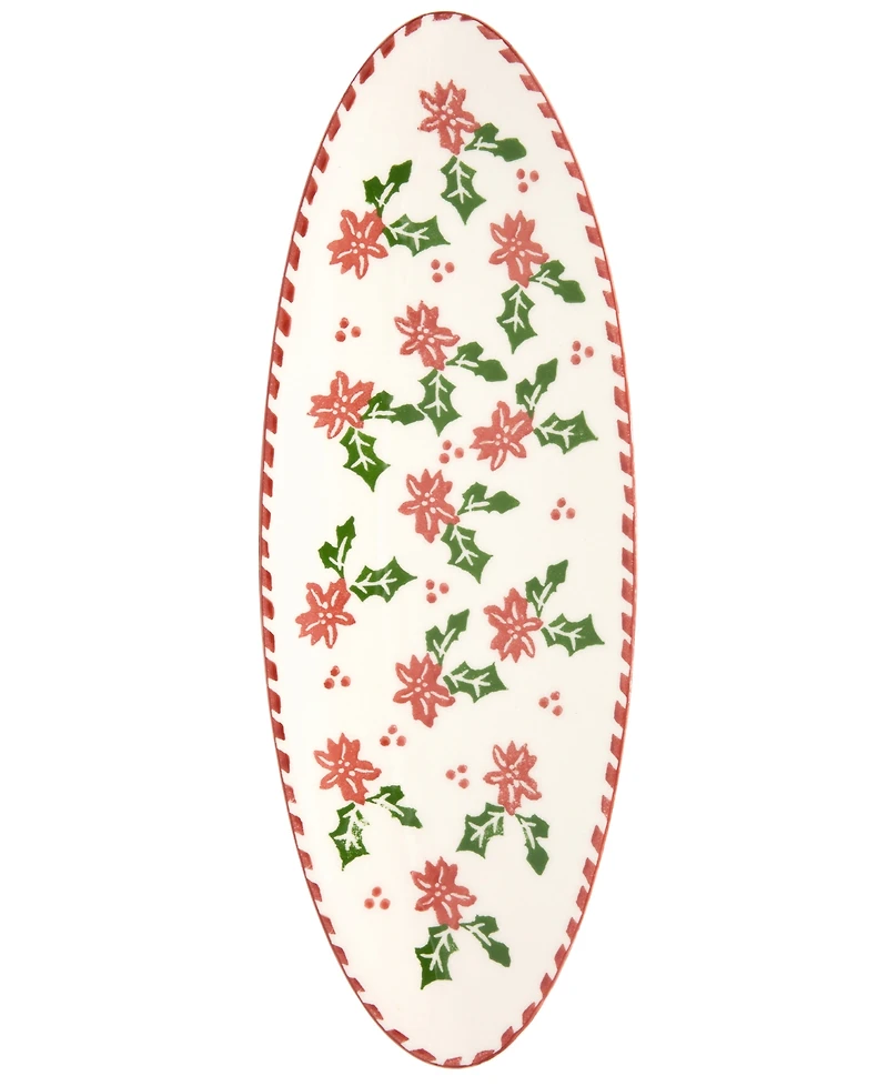 Euro Ceramica Natal Appetizer Tray