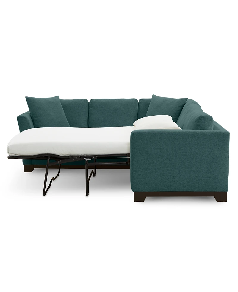 Elliot Ii 108" Fabric 2-Pc. Sleeper Sofa Sectional, Created for Macy's