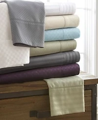 Ienjoy Home Expressed In Embossed Striped Sheet Sets
