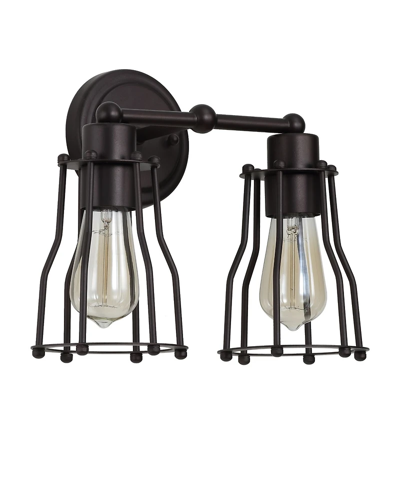 Jonathan Y Evelyn -Light Metal Vanity Light