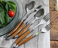 French Home Laguiole 20 Piece Stainless Steel Flatware Set, Service for 4